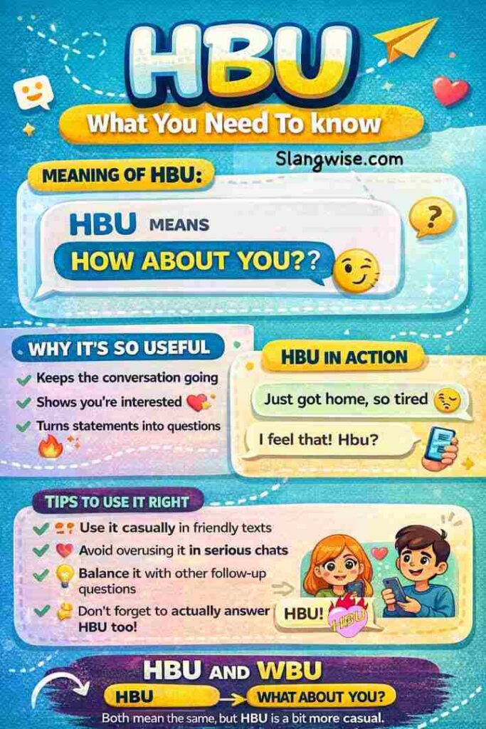 What Does HBU Mean? And Why It Is the Best Way to Keep a Conversation Going