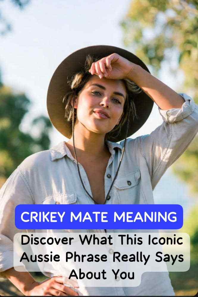 CRIKEY MATE MEANING: