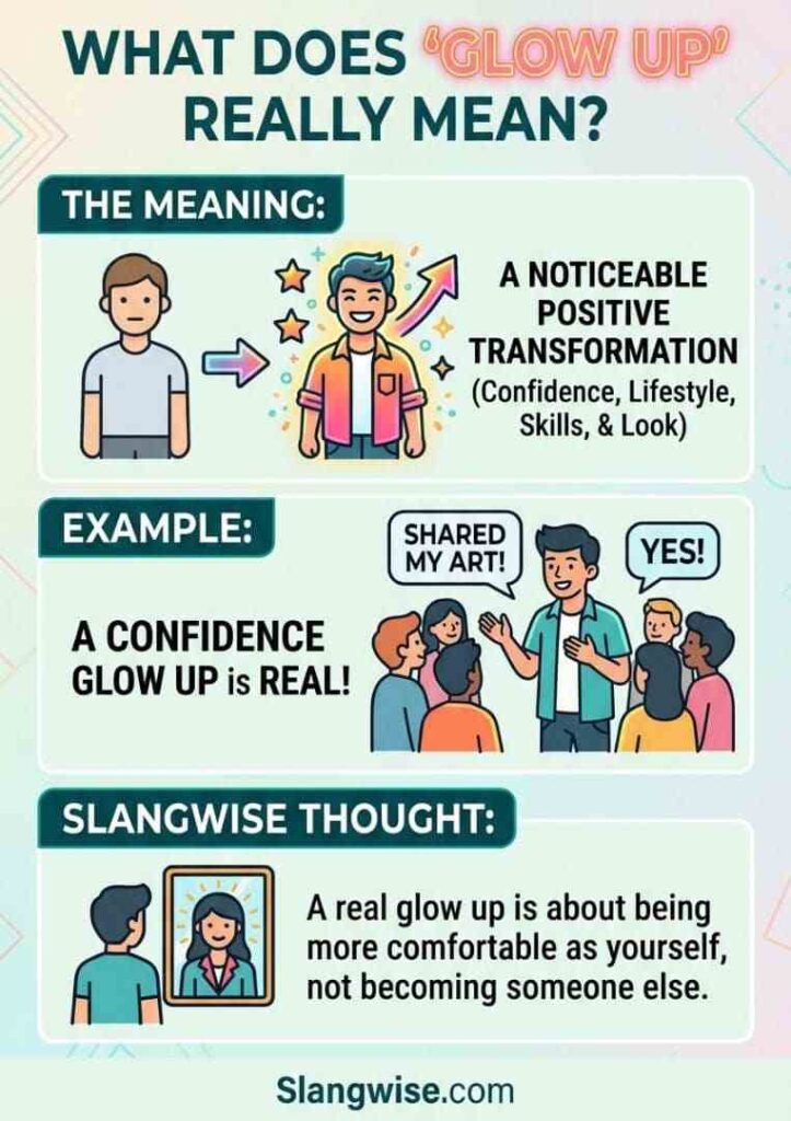 Glow Up Meaning in Slang: Why This Internet Word Is About More Than Looks