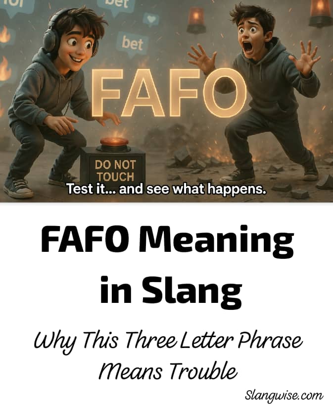 FAFO Meaning in Slang: Why This Three Letter Phrase Means Trouble