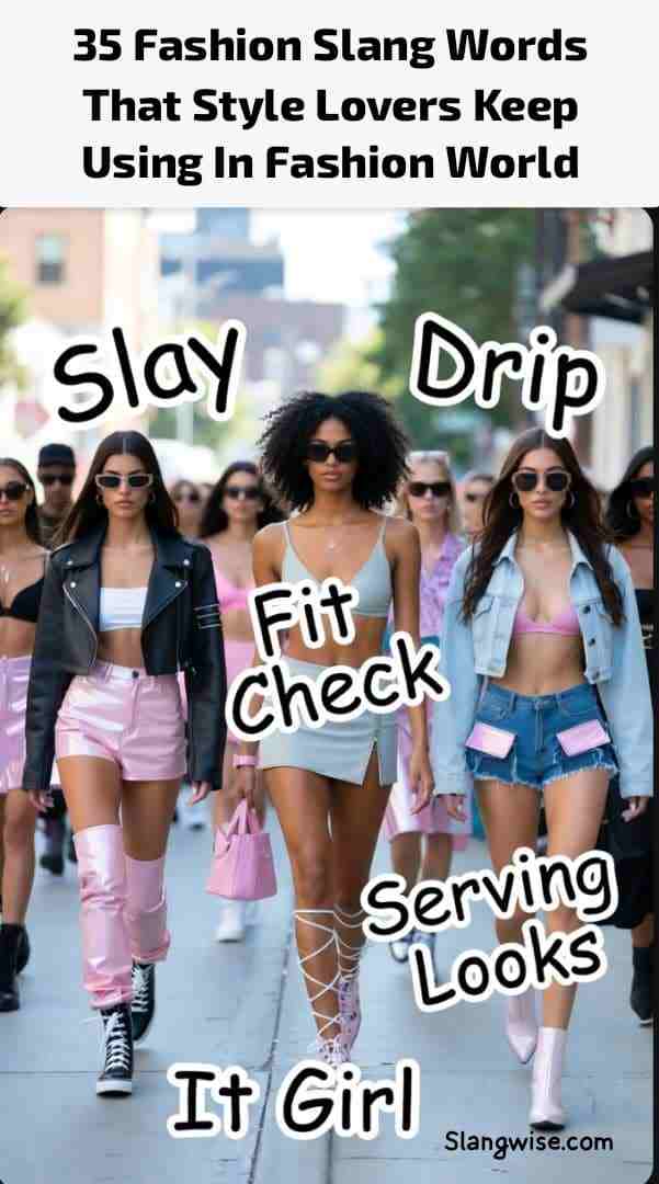 35 Fashion Slang Words That Style Lovers Keep Using In Fashion World