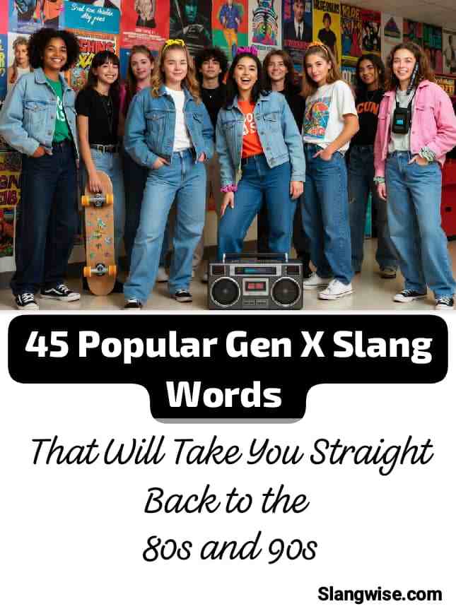 45 Popular Gen X Slang Words That Will Take You Straight Back to the 80s and 90s
