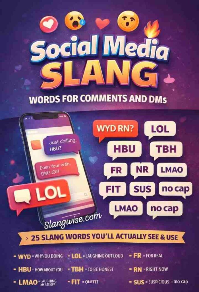 45 Social Media Slang Words That Keep Showing Up in Comments and DMs