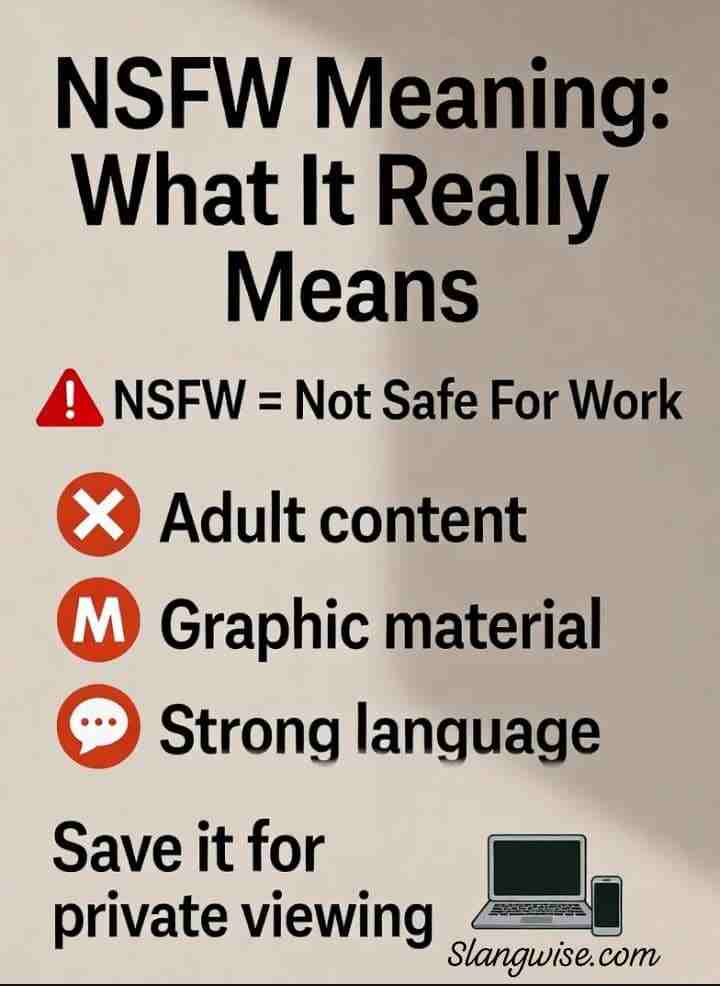 NSFW Meaning 