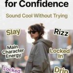 Gen Z slang words for confidence