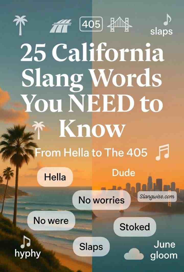25 California Slang Words That Make the Golden State Sound Instantly Real