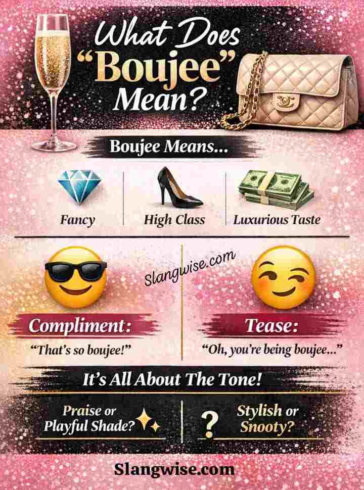 Boujee Slang Meaning: Why This Fancy Little Word Is Not Always a Compliment