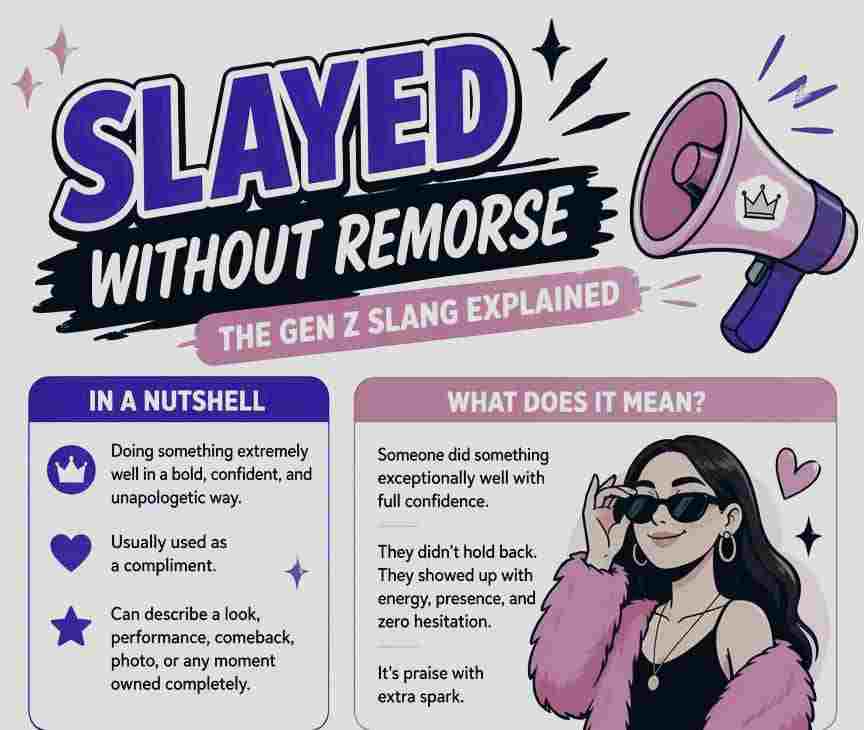 Slayed without remorse meaning