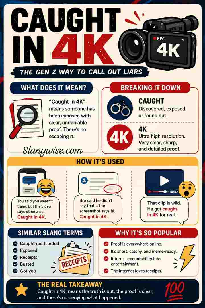 Caught in 4K Meaning in Slang