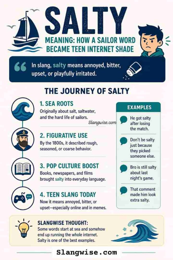 Salty Meaning in slang