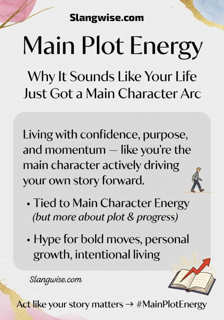 Main Plot Energy Meaning in Slang: Why It Sounds Like Your Life Just Got a Main Character Arc