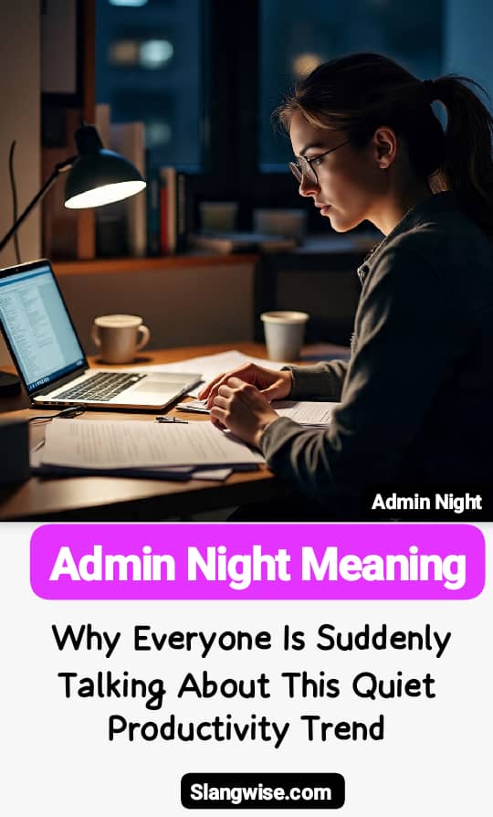 Admin Night Meaning