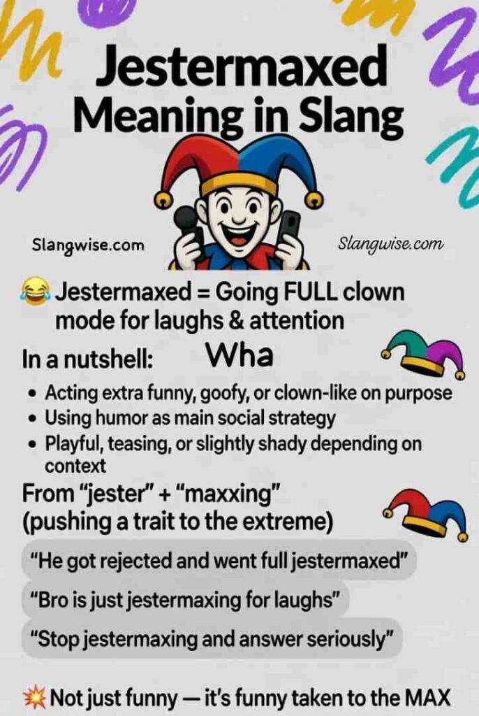 Jestermaxed Meaning in Slang: Why Everyone Is Acting Like the Class Clown Online