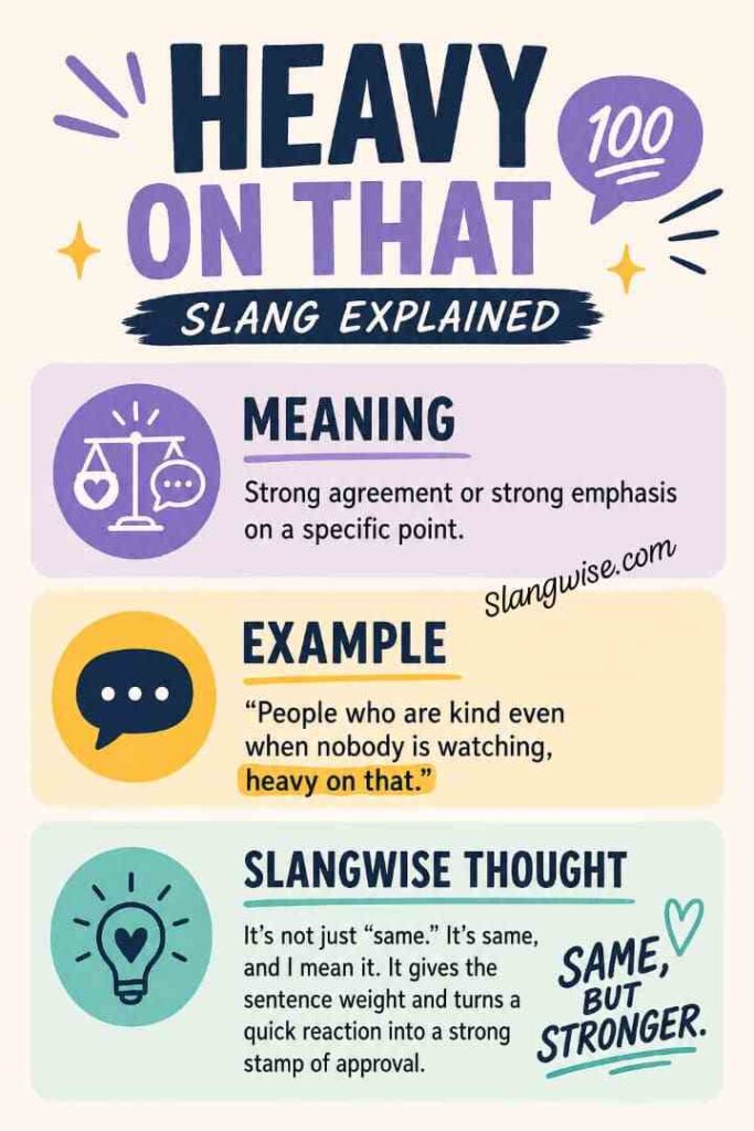 Heavy On That Meaning Explained: The Slang Phrase That Hits Harder Than It Sounds