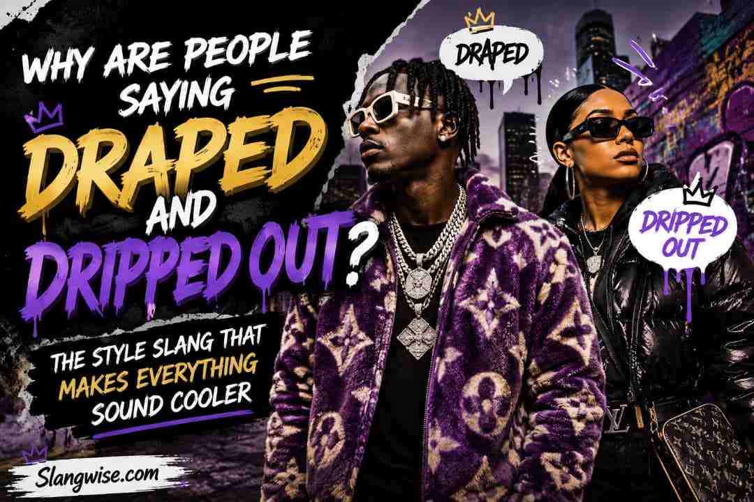 Why Are People Saying Draped and Dripped Out? The Style Slang That Makes Everything Sound Cooler