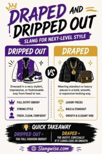 Why Are People Saying Draped and Dripped Out? The Style Slang That ...
