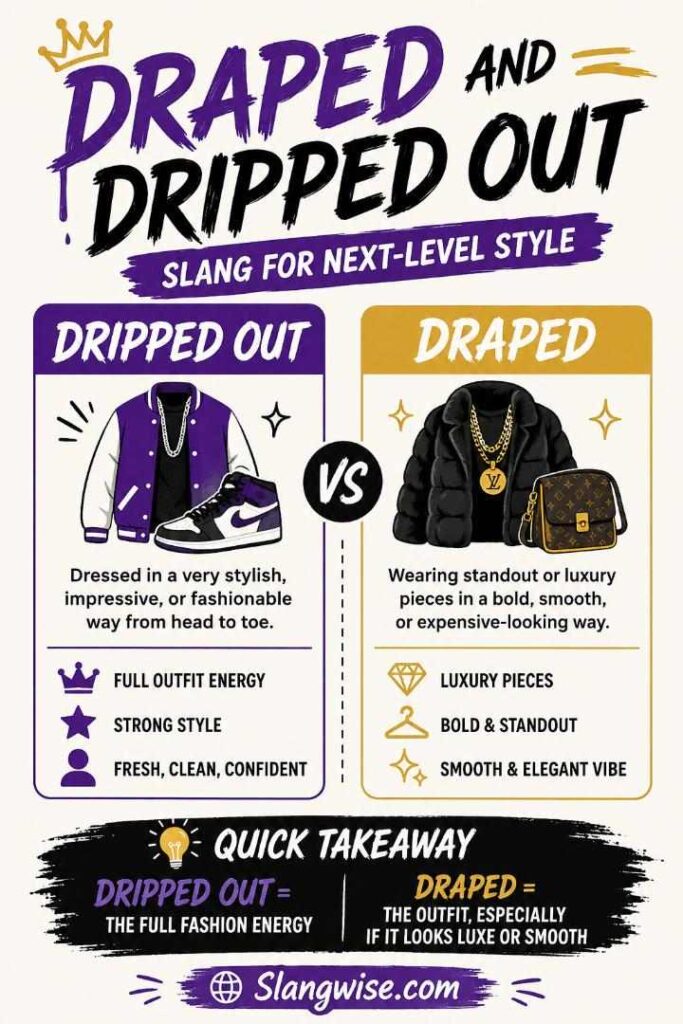 Why Are People Saying Draped and Dripped Out? The Style Slang That Makes Everything Sound Cooler