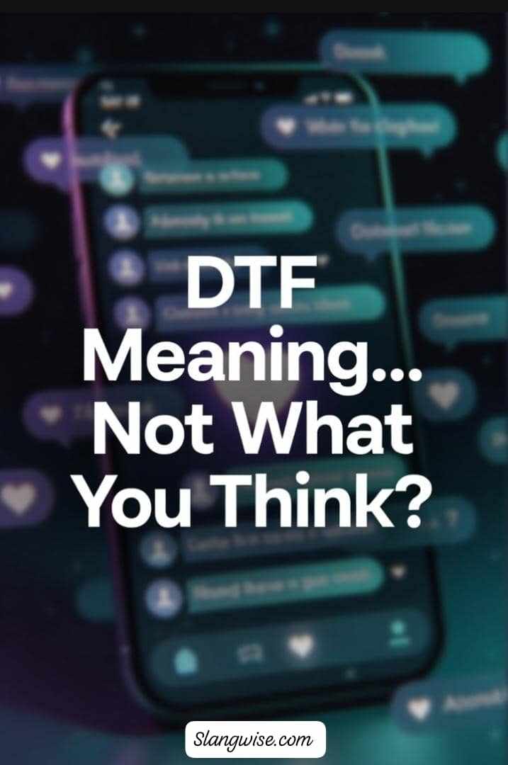 DTF Meaning in Slang: What It Really Means in Text and Online Chats