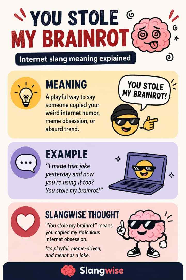 You Stole My Brainrot Meaning: The Viral Slang Line Kids Keep Saying on Repeat