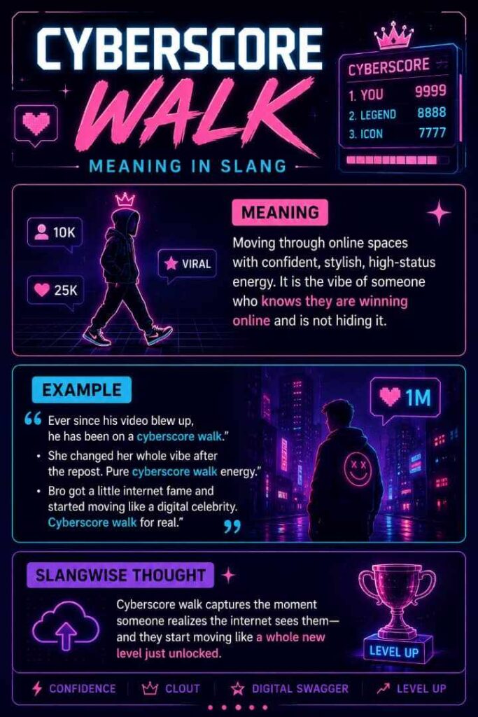 Cyberscore Walk Meaning in Slang: The Viral Internet Confidence Everyone Is Talking About