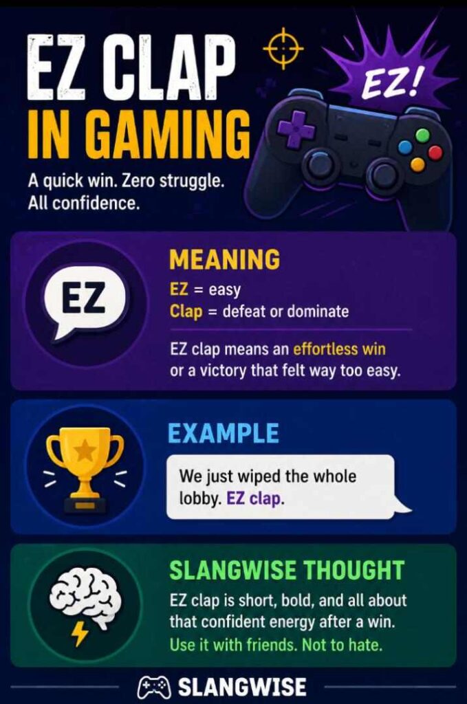 EZ Clap Meaning in Gaming Slang: Why Players Say It After an Easy Win