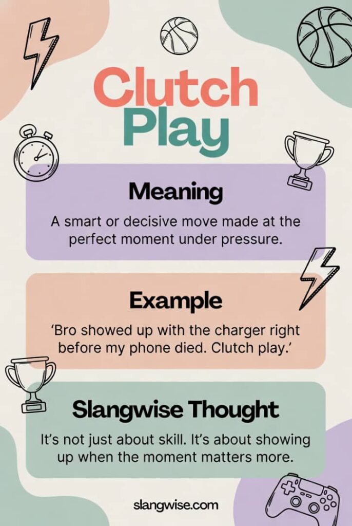 Clutch Play Meaning in Slang: The Last Second Move That Changes Everything