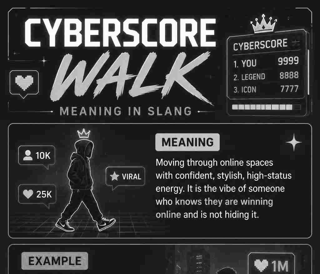 Cyberscore Walk Meaning in Slang: The Viral Internet Confidence Everyone Is Talking About