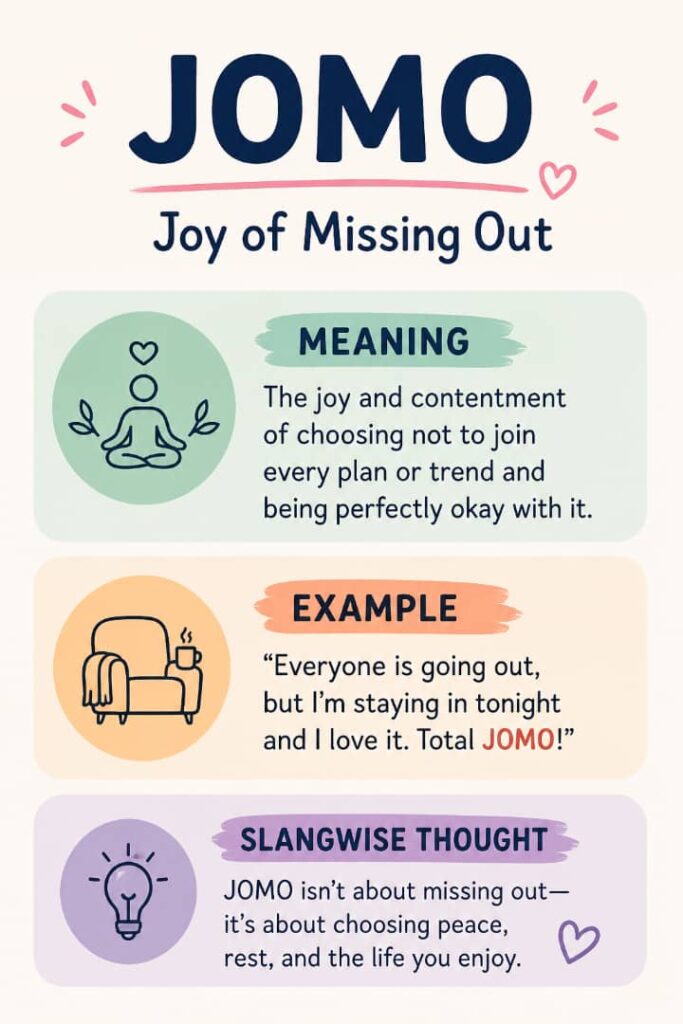 JOMO Meaning in Slang