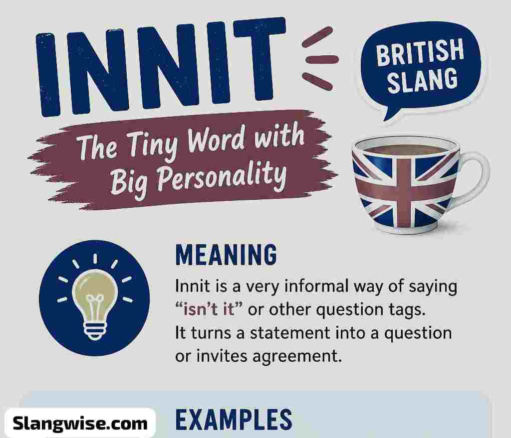 What Does Innit Really Mean? The British Slang Word Everyone Uses but Few People Fully Understand