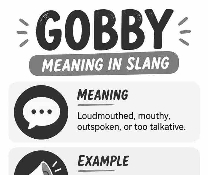 Gobby meaning in slang