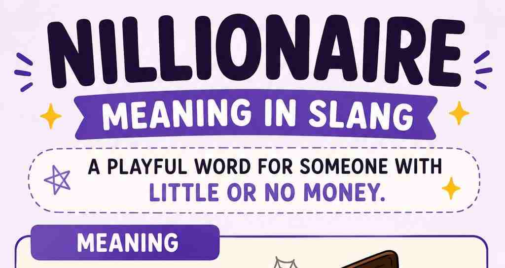 Nillionaire Meaning in Slang: The Funny Word That Perfectly Describes Being Broke