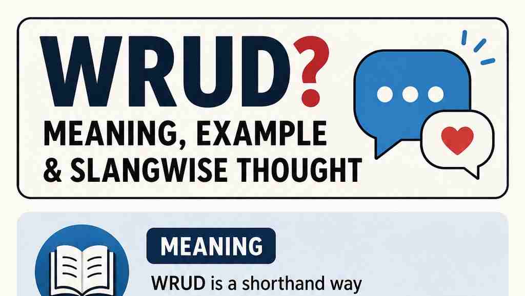 WRUD Meaning in Text: The Tiny Text That Can Sound Curious, Flirty, or Slightly Suspicious