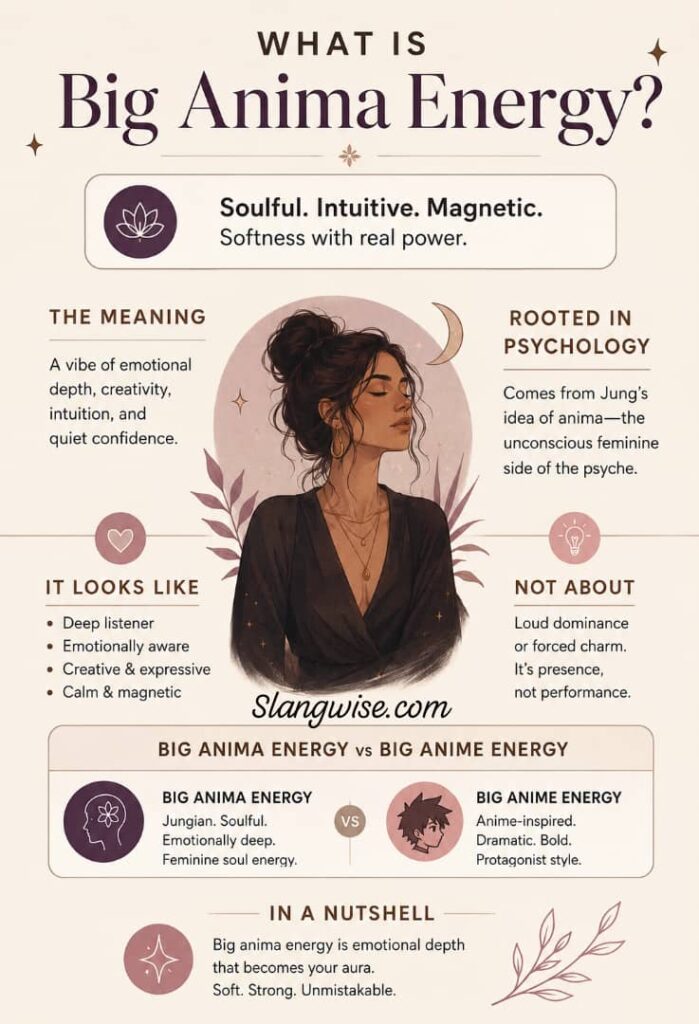 Big Anima Energy Meaning: The Niche Slang That Turns Softness Into Power