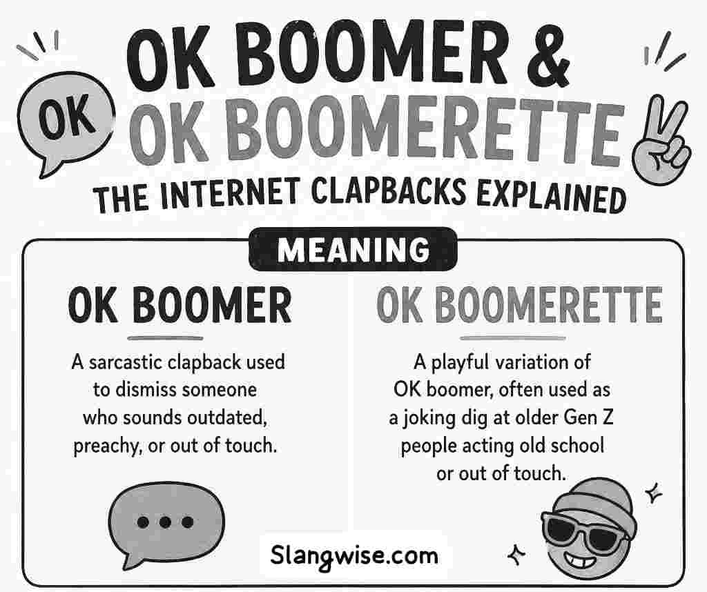 OK Boomer and OK Boomerette Meaning in Slang: The Gen Alpha Clapbacks Turning Older Gen Z Into “Ancient History”