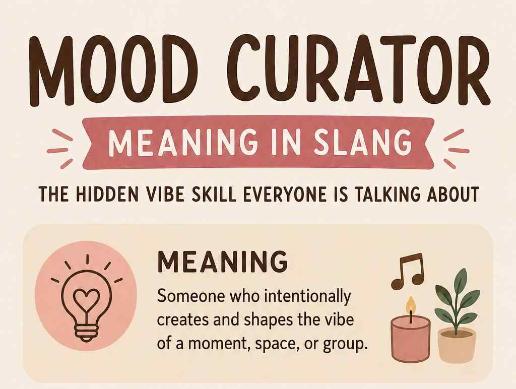 Mood Curator Meaning in Slang: The Hidden Vibe Skill Everyone Is Talking About