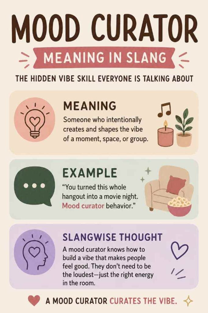 Mood Curator Meaning in Slang: The Hidden Vibe Skill Everyone Is Talking About