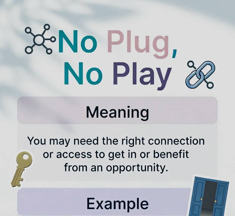 No Plug No Play Meaning in Slang: The Brutal Truth About Connections and Access Online and Offline