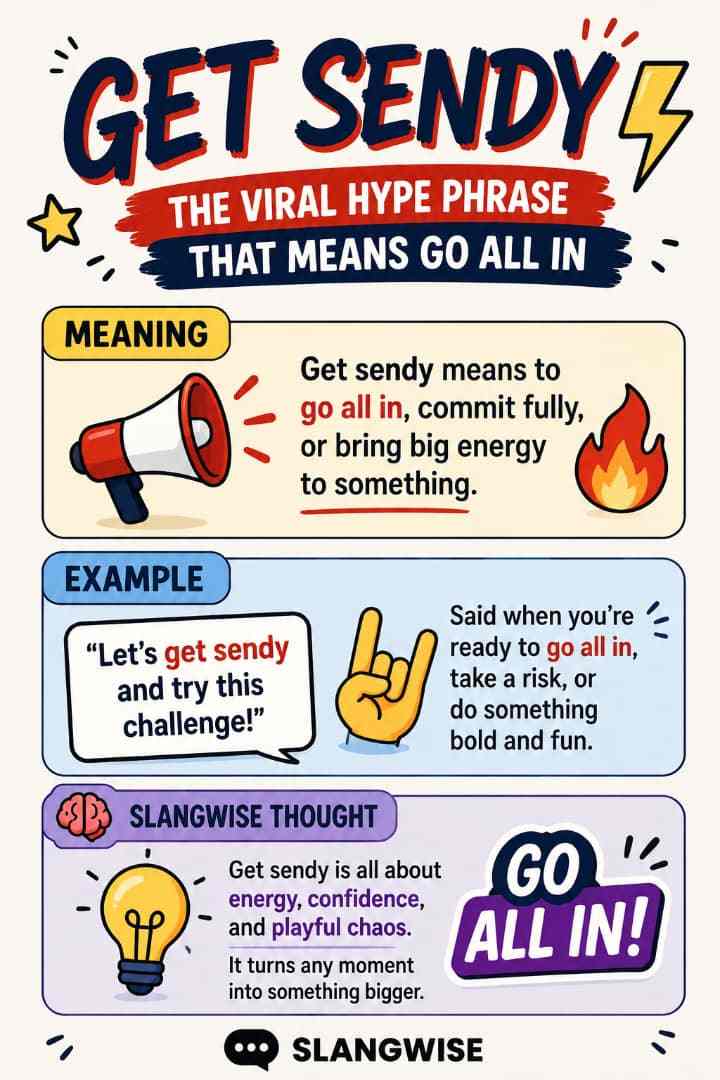 Get Sendy Meaning in Slang: The Viral Hype Phrase That Means Go All In