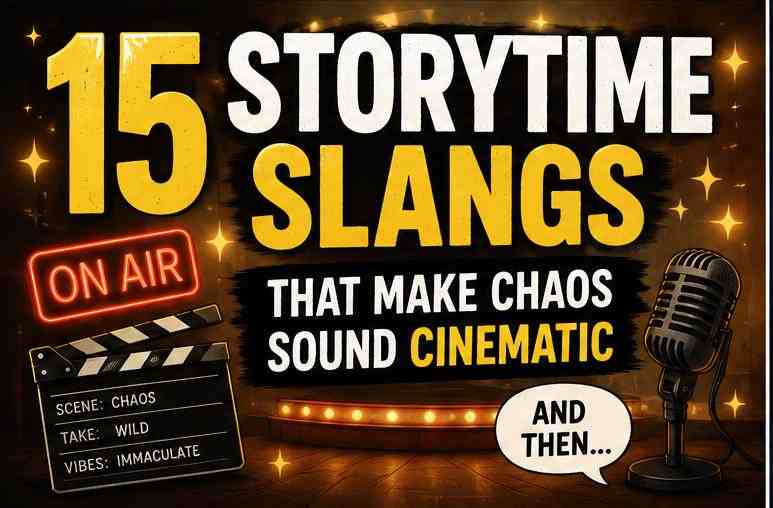 15 Storytime Slangs That Make Chaos Sound Cinematic