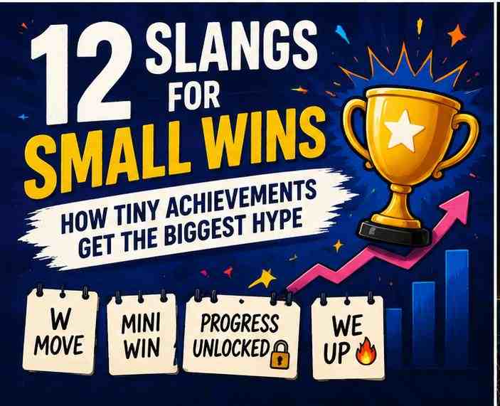 12 Slangs for Small Wins: How Tiny Achievements Get the Biggest Hype