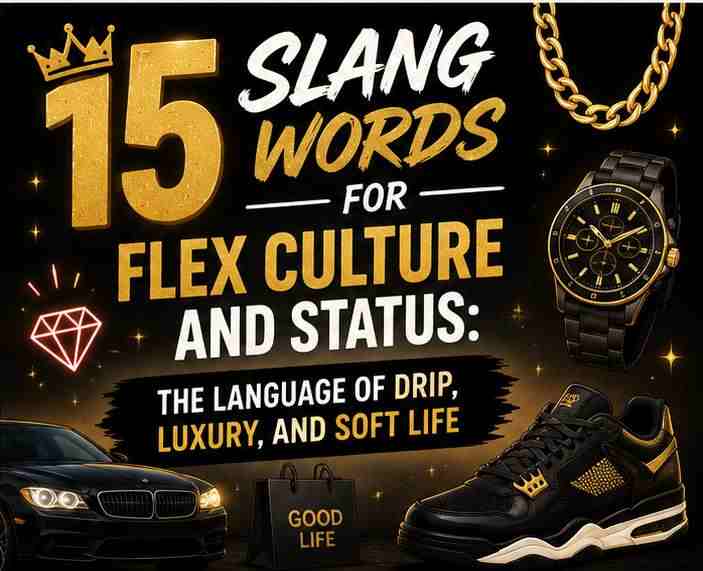 15 Slang Words for Flex Culture and Status: The Language of Drip, Luxury, and Soft Life