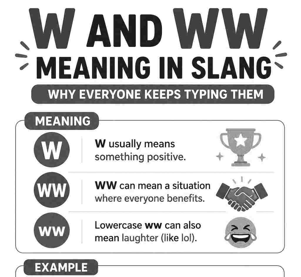 W and WW Meaning in Slang: What These Tiny Letters Really Mean Online