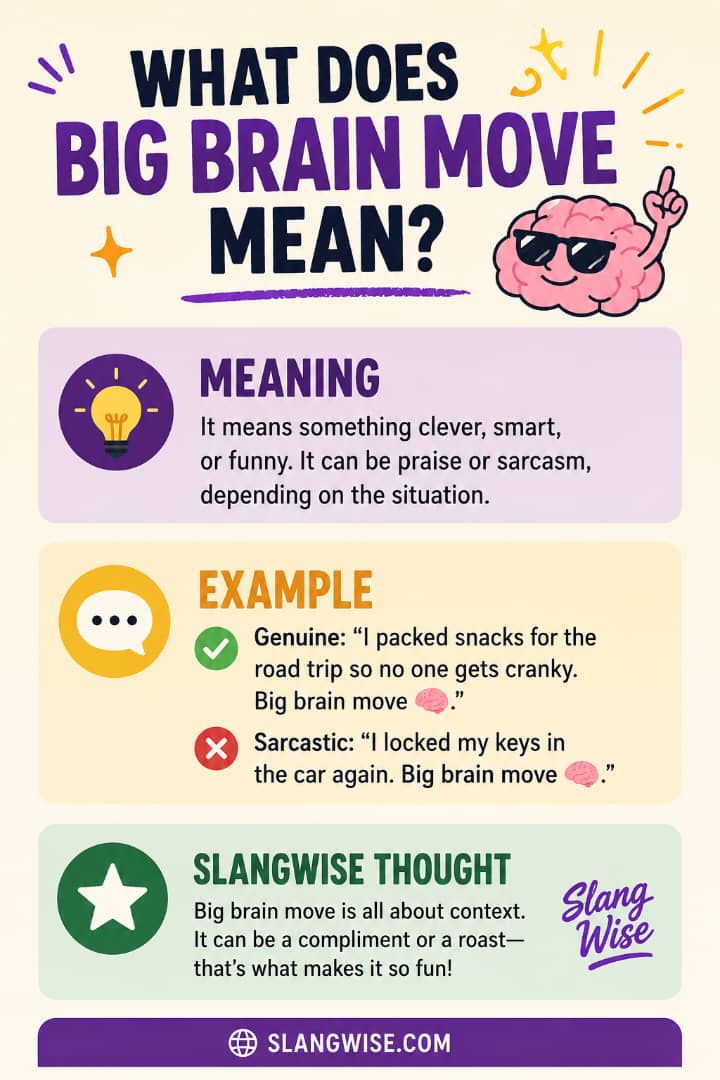 🧠 Big Brain Move Meaning: 99% Of People Use It Sarcastically (But Here’s The Truth)