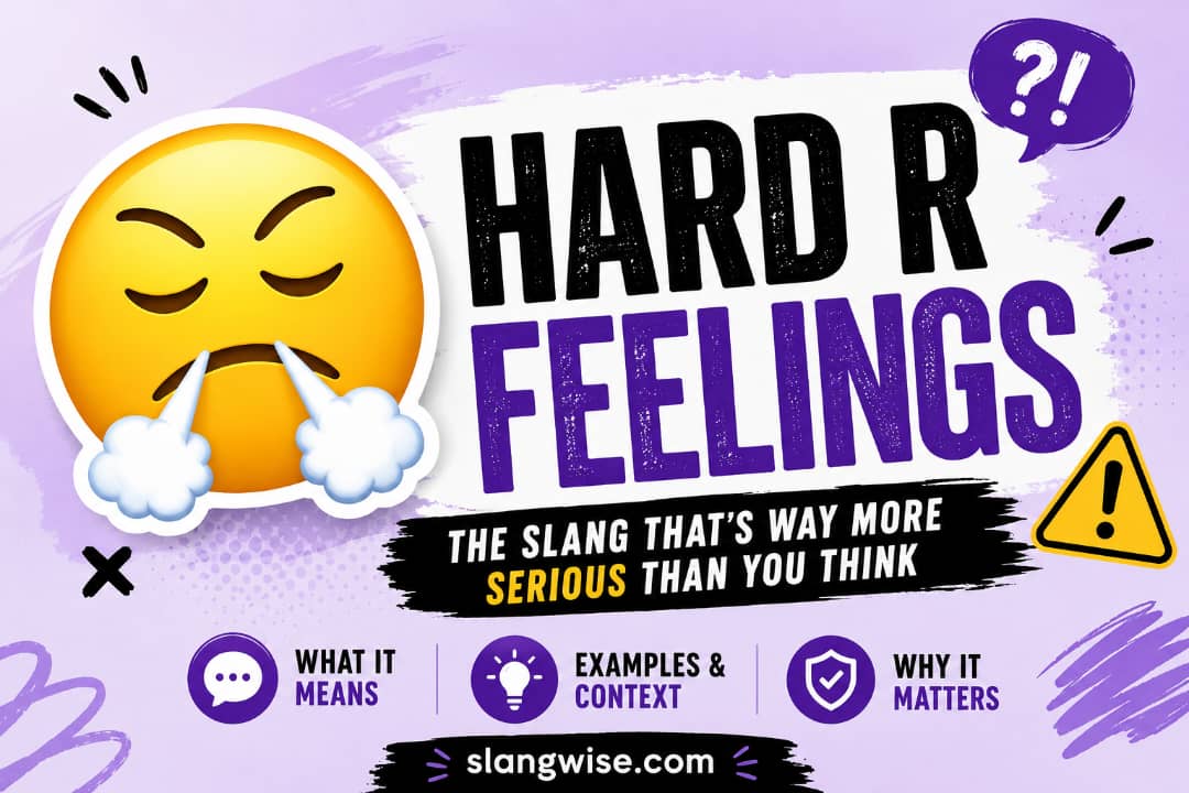 😤 "Hard R Feelings": The Slang That's Way More Serious Than You Think