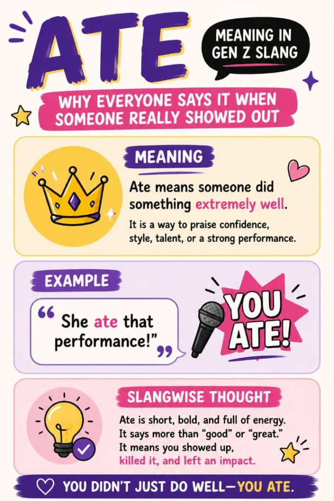 Ate Meaning in Gen Z Slang: Why Everyone Says It When Someone Really Showed Out