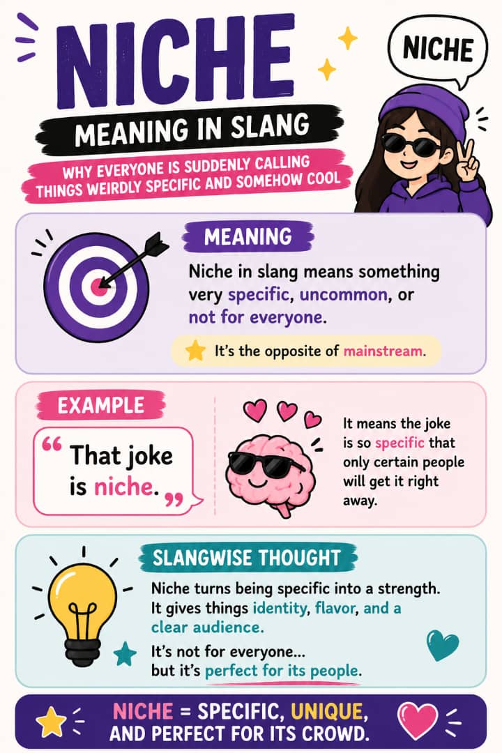 Niche Meaning in Slang: Why Everyone Is Suddenly Calling Things Weirdly Specific and Somehow Cool