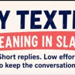Dry Texting Meaning in Slang: Why One Tiny Reply Can Kill the Whole Vibe