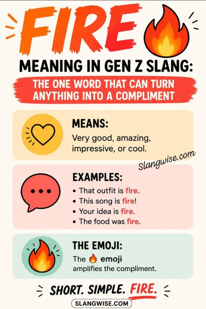 Fire Meaning in Gen Z Slang: The One Word That Can Turn Anything Into a Compliment