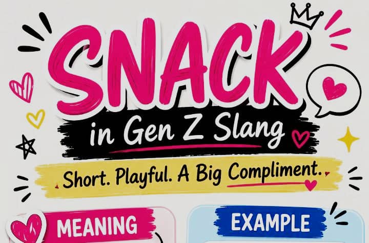 What does “snack” mean in Gen Z slang?