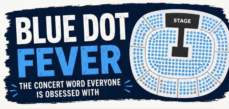 What Does Blue Dot Fever Mean in Slang? The Concert Word Everyone Is Suddenly Obsessed With